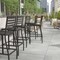 Flash Furniture All-Weather Patio Bar Stool with Gray Wash Slats XU-DG-HW6036B-GY-GG - alternate 3